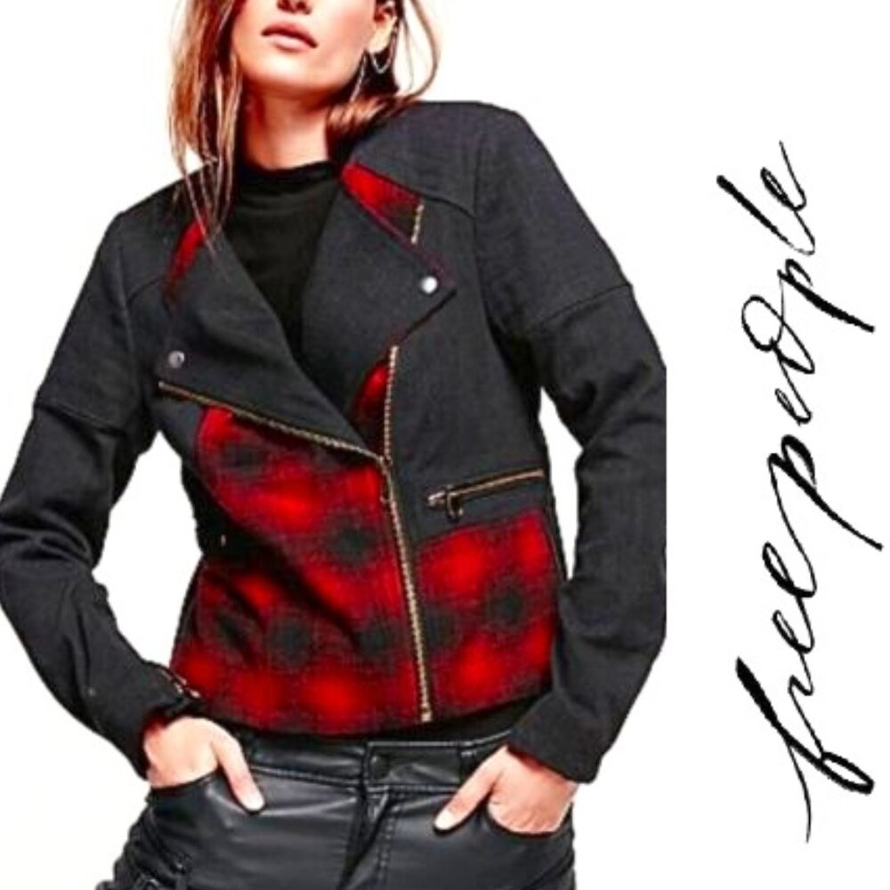 Free People Jacket Wool Jacket - image 1
